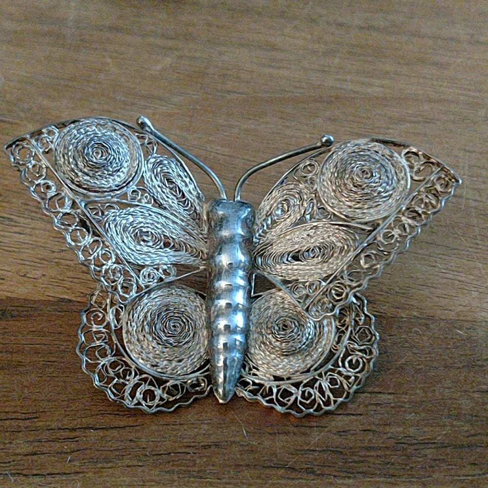 Vintage Silver Brooch
